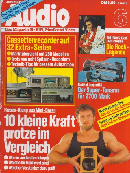 Audio 6/1985 Zeitschrift