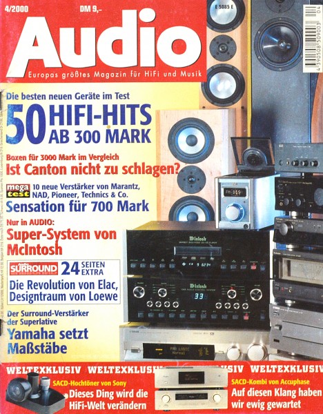 Audio 4/2000 Zeitschrift