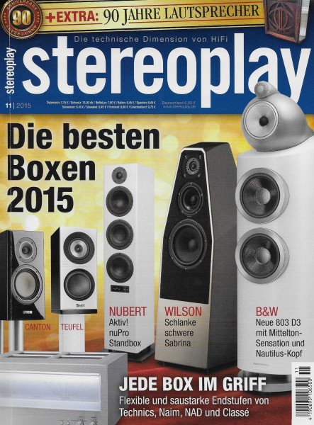 Stereoplay 11/2015 Cover