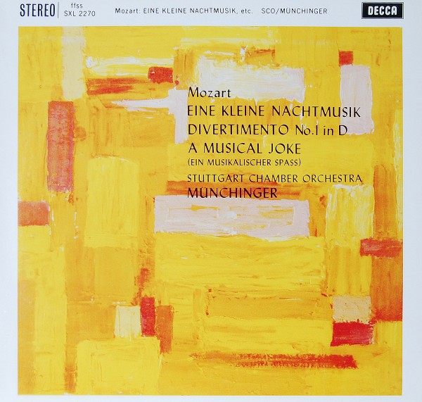 Mozart/Münchinger/Stuttgart Chamber Orchester - Eine kleine Nachtmusik