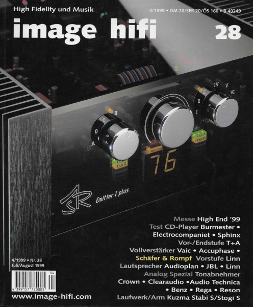 Image Hifi 4/1999 Zeitschrift