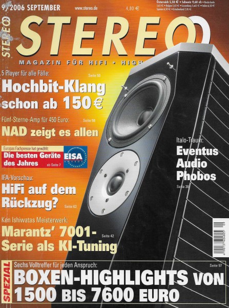 Stereo 9/2006 Zeitschrift