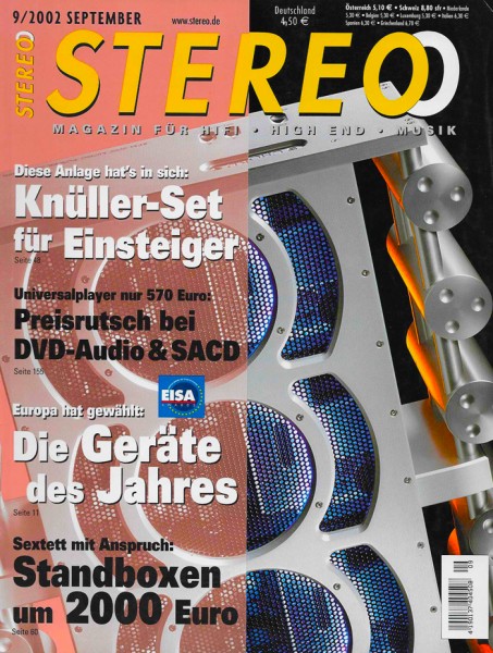 Stereo 9/2002 Zeitschrift
