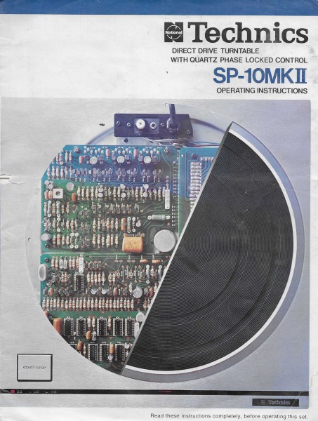 Technics SP-10MKII Bedienungsanleitung