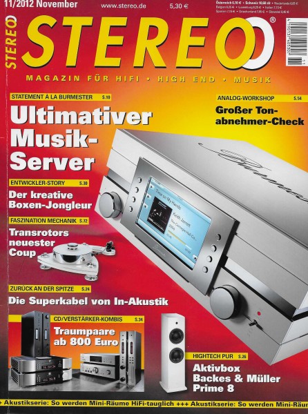 Stereo 11/2012 Zeitschrift