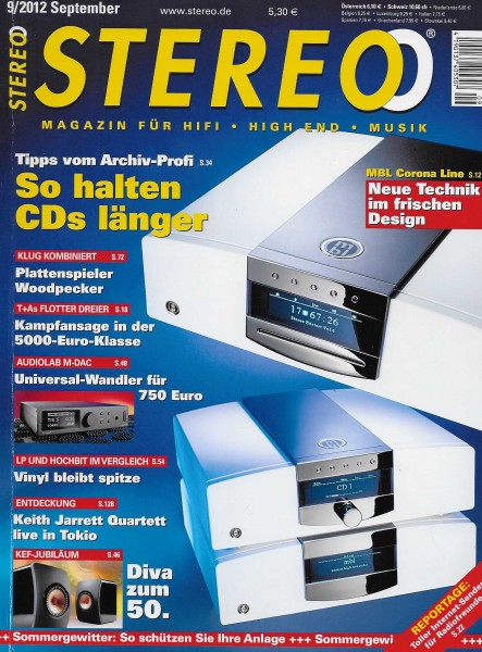 Stereo 9/2012 Zeitschrift