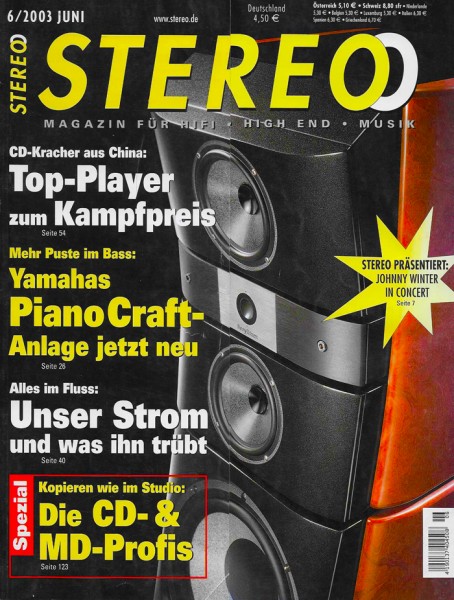 Stereo 6/2003 Zeitschrift