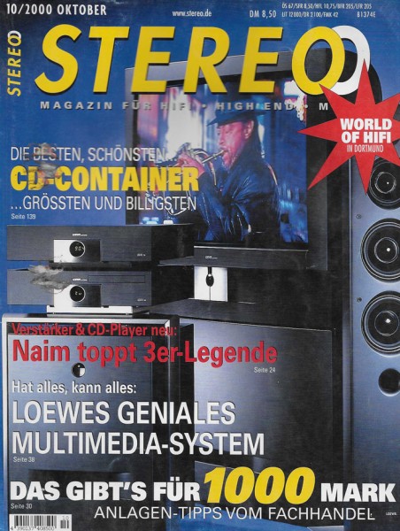 Stereo 10/2000 Zeitschrift