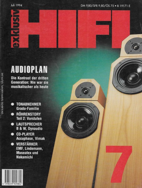 Hifi Exklusiv 7/1994 Zeitschrift