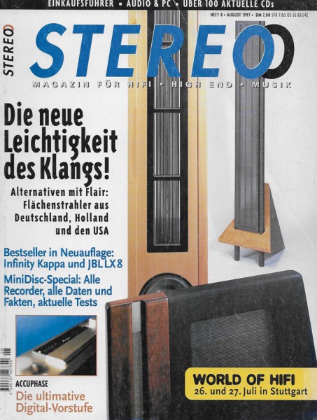 Stereo 8/1997 Zeitschrift
