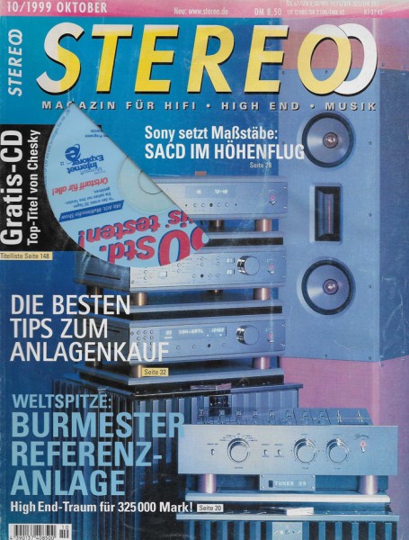 Stereo 10/1999 Zeitschrift