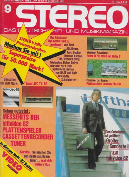 Stereo 9/1982 Zeitschrift