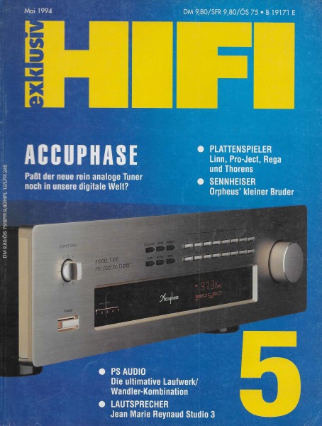 Hifi Exklusiv 5/1994 Zeitschrift