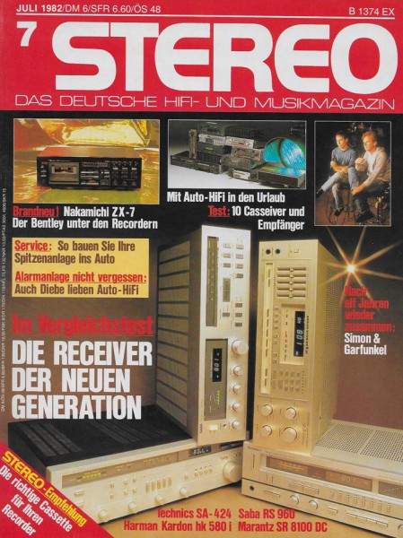 Stereo 7/1982 Zeitschrift