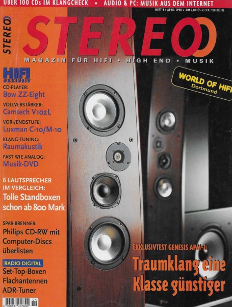 Stereo 4/1998 Zeitschrift