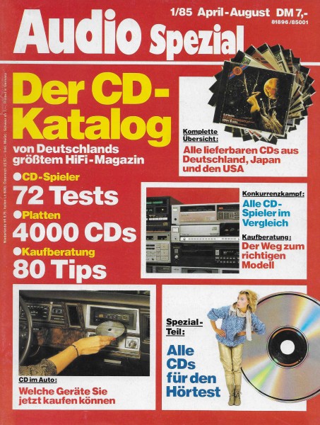 Audio Spezial 1/1985 Cover
