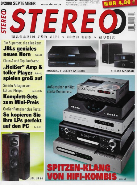 Stereo 9/2008 Zeitschrift
