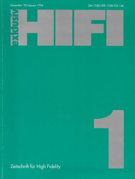Hifi Exklusiv 1/1993/1994 Zeitschrift
