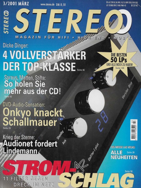 Stereo 3/2001 Zeitschrift