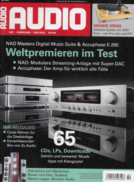 Audio 2/2013 Cover
