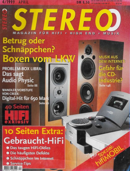 Stereo 4/1999 Zeitschrift