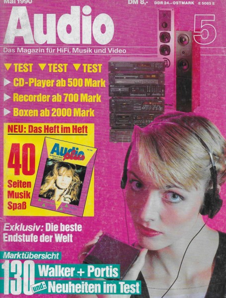 Audio 5/1990 Zeitschrift
