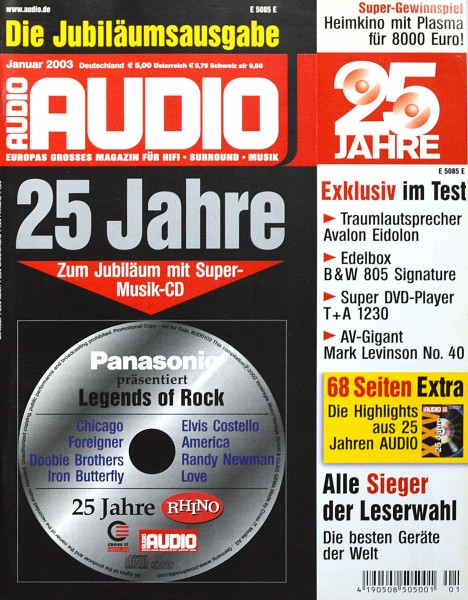 Audio 1/2003 Zeitschrift
