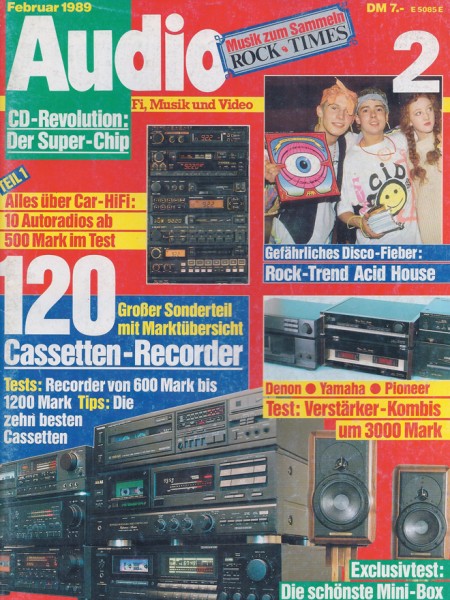 Audio 2/1989 Zeitschrift