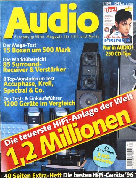 Audio 1/1997 Zeitschrift