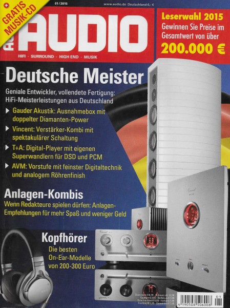 Audio 1/2015 Cover