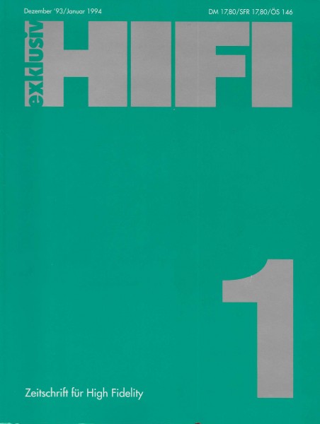 Hifi Exklusiv 1/1993/1994 Zeitschrift