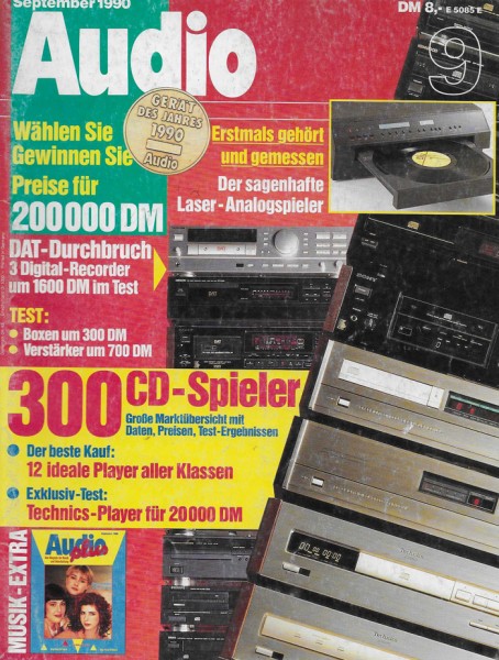Audio 9/1990 Zeitschrift