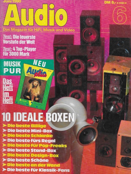 Audio 6/1990 Zeitschrift