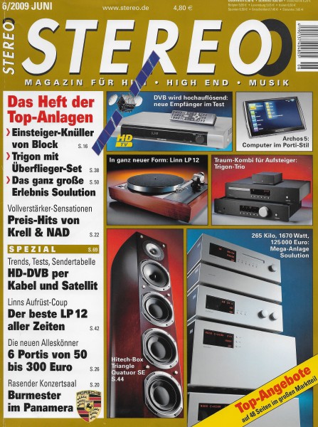 Stereo 6/2009 Zeitschrift