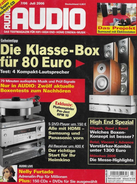 Audio 7/2006 Cover