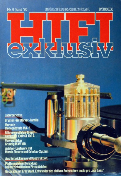 Hifi Exklusiv 6/1980 Zeitschrift