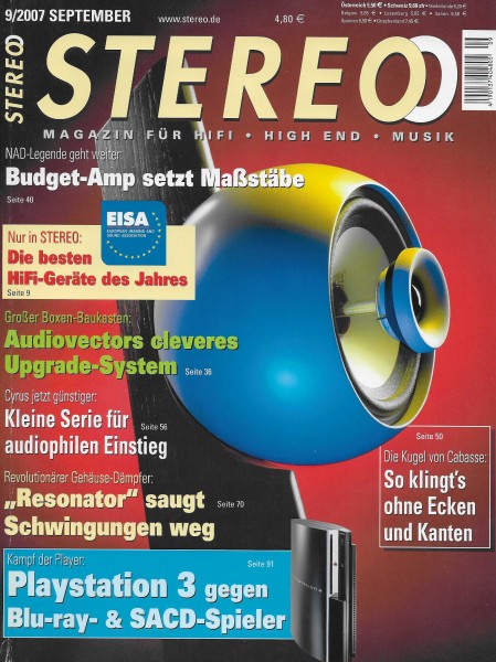 Stereo 9/2007 Zeitschrift