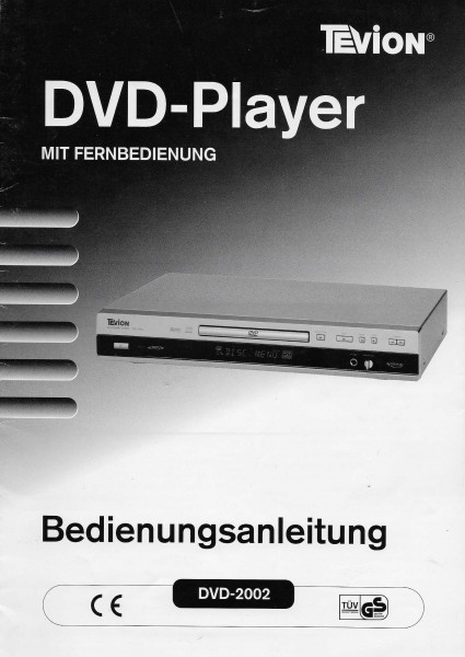 Tevion DVD-2002 Bedienungsanleitung