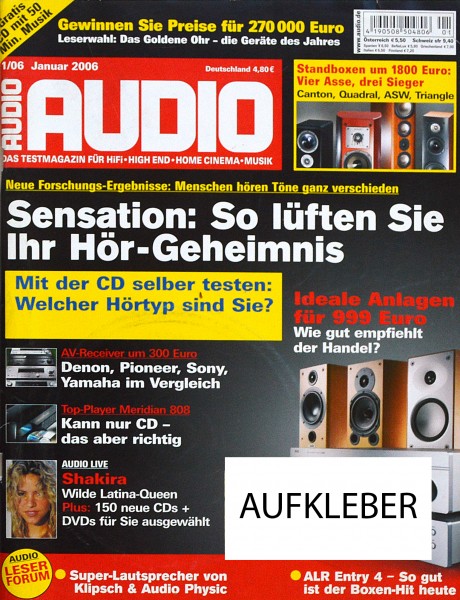 Audio 1/2006 Zeitschrift