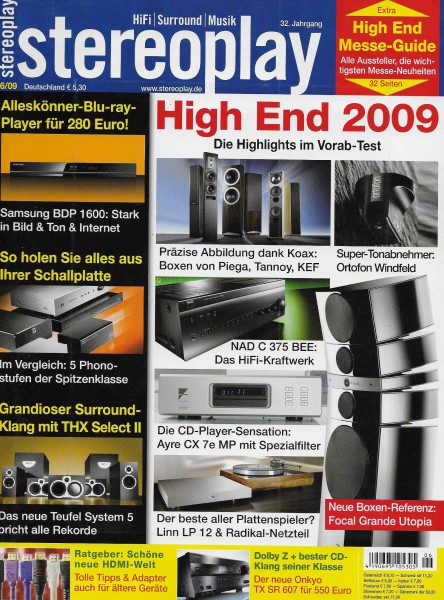 Stereoplay 6/2009 Cover