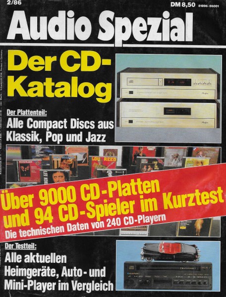 Audio Spezial 2/1986 Cover