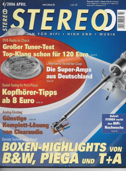 Stereo 4/2006 Zeitschrift