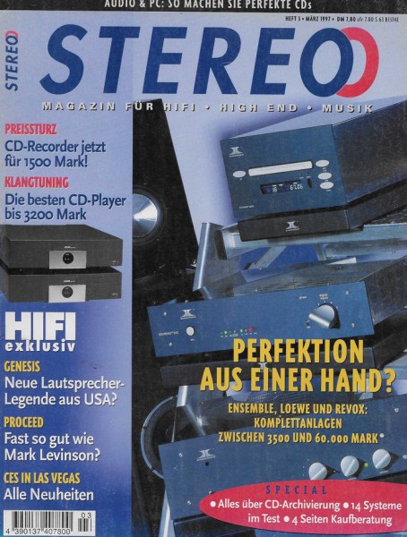 Stereo 3/1997 Zeitschrift