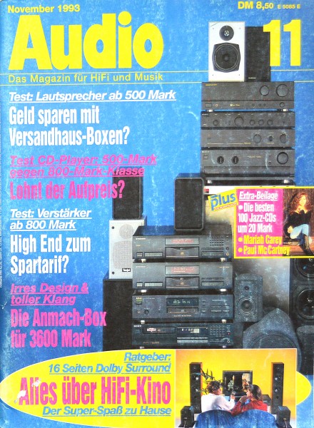 Audio 11/1993 Zeitschrift