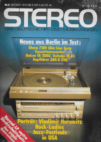 Stereo 10/1979 Zeitschrift