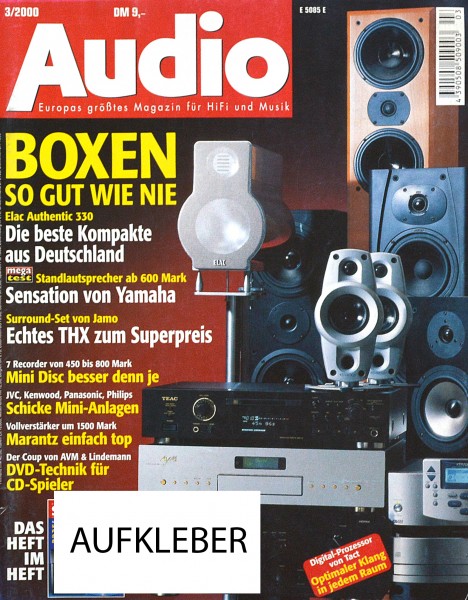 Audio 3/2000 Zeitschrift