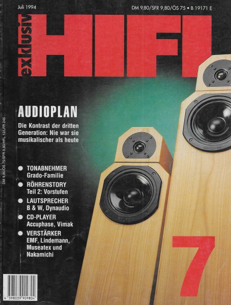 Hifi Exklusiv 7/1994 Zeitschrift