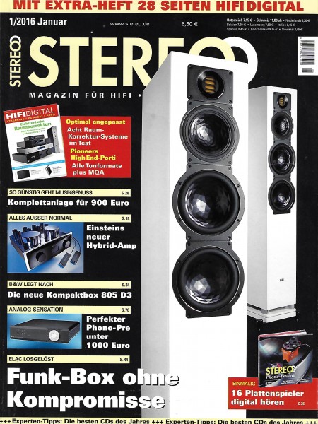 Stereo 1/2016 Zeitschrift