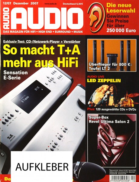 Audio 12/2007 Zeitschrift