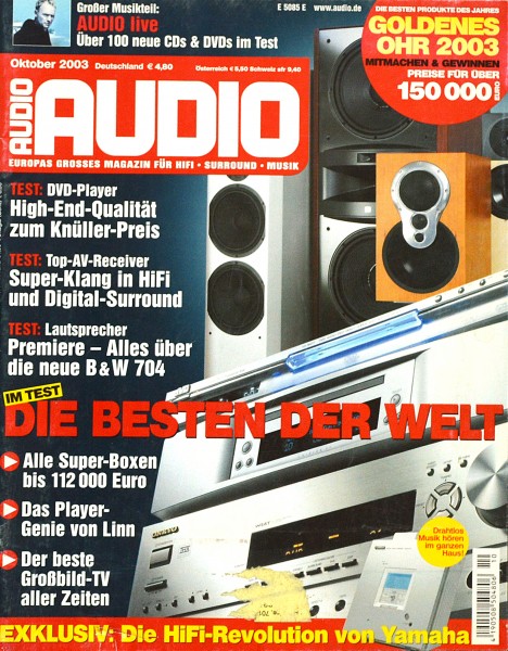 Audio 10/2003 Zeitschrift